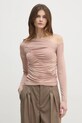 Блузка Sisley коричневий 33TXL400X