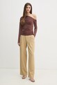 Блузка Sisley 33TXL400X коричневый SS25