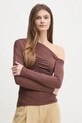 Блузка Sisley коричневый 33TXL400X