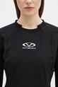 VETEMENTS camicia a maniche lunghe Oval Logo Cut-Up nero UA66LS600BW