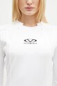 VETEMENTS longsleeve Oval Logo Cut-Up biały UA66LS600W