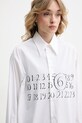 Pamučna košulja MM6 Maison Margiela S52DT0047.M35152 bež