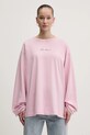 Odjeća Pamučna majica dugih rukava Moschino Jeans 1208.3229 roza