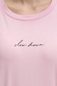 Moschino Jeans longsleeve din bumbac 1208.3229 roz