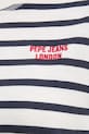 Pepe Jeans top a maniche lunghe in cotone RIO PL506018 blu navy