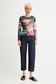 Sunnei longsleeve RTWWTOP016 multicolor SS25