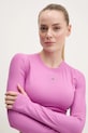 adidas by Stella McCartney mânecă lungă de antrenament TrueStrenght violet JJ1644