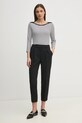 United Colors of Benetton longsleeve din bumbac 30YSD109W alb SS25