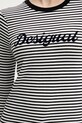 Tričko s dlouhým rukávem Desigual WISCONSIN 25SWTK85 černá