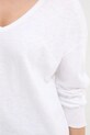 American Vintage longsleeve bawełniany SON02GGE25 biały