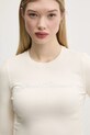 Majica z dolgimi rokavi Guess Originals bež W5RP40.KA0H1