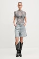 HUGO tricou 50537187 gri SS25