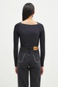 Одежда Боди Coperni Twisted Cut-Out Jersey Bodysuit COPJS19545C чёрный