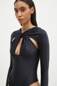 Боди Coperni Twisted Cut-Out Jersey Bodysuit COPJS19545C черен