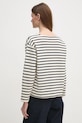 Îmbrăcăminte Tommy Hilfiger longsleeve din bumbac WW0WW45437 bej
