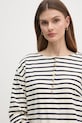 Tommy Hilfiger longsleeve bawełniany beżowy WW0WW45437