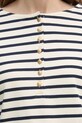 Tommy Hilfiger longsleeve bawełniany WW0WW45437 beżowy
