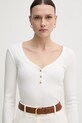 Лонгслів Tommy Hilfiger білий WW0WW43905