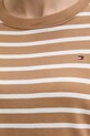 Bombažna majica z dolgimi rokavi Tommy Hilfiger WW0WW45519 bež