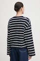 Odzież Tommy Hilfiger longsleeve bawełniany WW0WW45519 granatowy