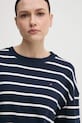 Tommy Hilfiger longsleeve bawełniany granatowy WW0WW45519