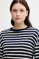 Tommy Hilfiger longsleeve din bumbac bleumarin WW0WW45519