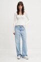 Лонгслив Tommy Jeans DW0DW20236 бежевый SS25
