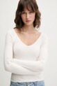 Лонгслив Tommy Jeans бежевый DW0DW20236
