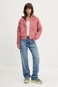 Лонгслив Tommy Jeans DW0DW20236 розовый SS25