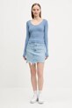 Tommy Jeans longsleeve DW0DW20236 albastru SS25