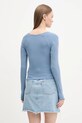 Îmbrăcăminte Tommy Jeans longsleeve DW0DW20236 albastru