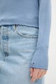 Tommy Jeans longsleeve DW0DW20236 albastru