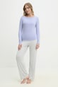 Abercrombie & Fitch camicia a maniche lunghe KI139.5196.625 violetto SS25