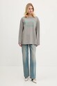 Miss Sixty top a maniche lunghe in cotone 6S1SJ37800 grigio SS25