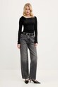 Miss Sixty camicetta in cotone 6S1SJ50200 nero SS25