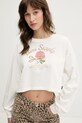 Vans longsleeve din bumbac bej VN000MDCFS81
