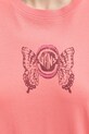 Vans longsleeve bawełniany VN000NXQD6Z1 pomarańczowy