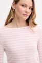 United Colors of Benetton longsleeve din amestec de in roz 38O0D109X