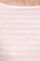 Лонгслив с примесью льна United Colors of Benetton 38O0D109X розовый