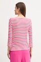United Colors of Benetton longsleeve din amestec de in 38O0D109X roz SS25