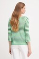 United Colors of Benetton longsleeve z domieszką lnu 38O0D109X zielony SS25