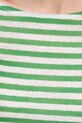 Tričko s dlhým rukávom s prímesou ľanu United Colors of Benetton zelená 38O0D109X