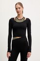P.E Nation longsleeve treningowy Sutton wzorzyste czarny 252L048