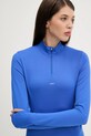 Pangaia longsleeve Plant-Stretch Zipped Long Sleeve Top niebieski 10002426