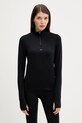 Pangaia longsleeve Plant-Stretch Zipped Long Sleeve Top uni negru 10002426