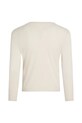 Дівчинка Дитячий бавовняний лонгслів Calvin Klein Jeans IG0IG02135.PPYA бежевий