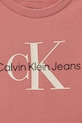 Dievča Detské tričko s dlhým rukávom Calvin Klein Jeans IN0IN00005.G.PPYA ružová
