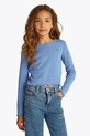 Tommy Hilfiger longsleeve copii uni albastru KG0KG08299.128.176.PPYA