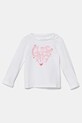Бавовняний лонгслів для немовлят Guess з еластаном білий A5RI01.K6YW4.PPYA