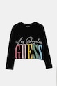 Лонгслів Guess аплікація чорний J5RI01.K6YW4.PPYA